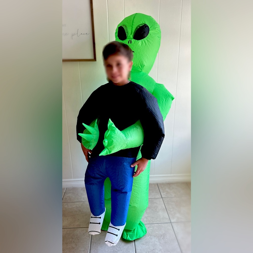 Alien Abduction Youth Halloween Costume One Size